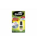 Cegasa Power Glue Pegamento Instantaneo con Pincel 5gr - Pegamento Fuerte - Color Transparente