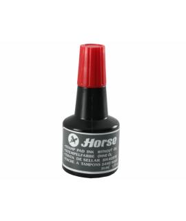 Horse Tinta sin Aceite para Entintar Tampones - Frascos de 30cl - Color Rojo