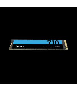 Lexar NM710 SSD NVME Gen4x4 - Velocidades de Lectura 5000 MB/S - Escritura 4500 MB/S - Tecnologia HMB 3.0 y SLC Cache