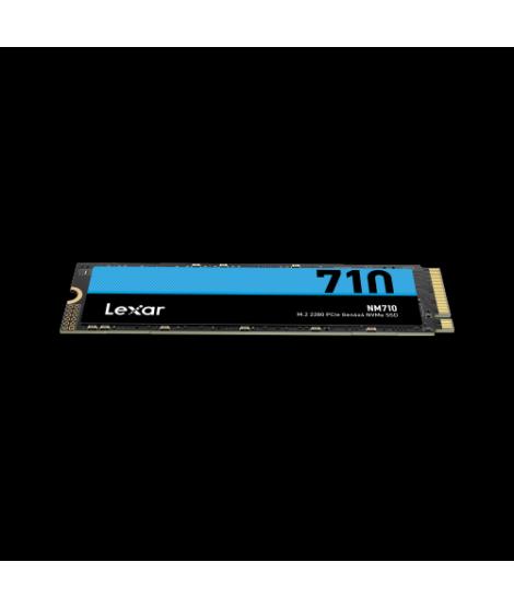 Lexar NM710 SSD NVME Gen4x4 - Velocidades de Lectura 5000 MB/S - Escritura 4500 MB/S - Tecnologia HMB 3.0 y SLC Cache