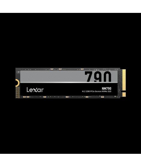 Lexar NM790 SSD NVME 4TB - Velocidades de Lectura 7.400 MB/S - Escritura 6.500 MB/S - PCIE Gen4x4 NVME 1.4 - Flash Nand 3D - Con