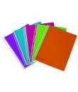 Ancor Classic Stripes Cuaderno Espiral Tamaño Folio Raya Horizontal - 80 Hojas 90gr - Tapa de Plastico - Colores Surtidos