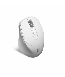 Subblim Confort Ergo Dual Raton Inalambrico Bluetooth, USB 2.4GHz 2400dpi - 5 Botones - Uso Diestro - Color Blanco