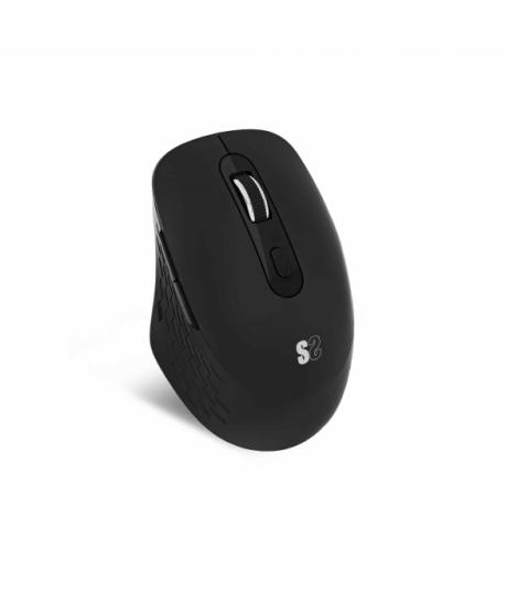 Subblim Curve Ergo Dual Raton Inalambrico Bluetooth, USB 2.4GHz 1600dpi - 5 Botones - Uso Diestro - Color Negro