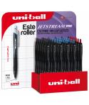 Uni-ball SXN-157 JetStream Sport Expositor de 36 Boligrafos Retractiles - Punta de Bola 0.7mm - Tinta Pigmentada Resistente al A