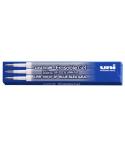 Uni-ball UF-220 Pack de 3 Recambios de Gel Borrable URR-100-07 - Punta 0.7mm - Color Azul