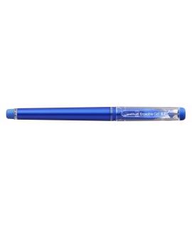 Uni-ball UF-222 Roller de Gel Borrable - Punta de Bola 0.7mm - Tinta Termosensible - Doble Goma de Borrado - Color Azul