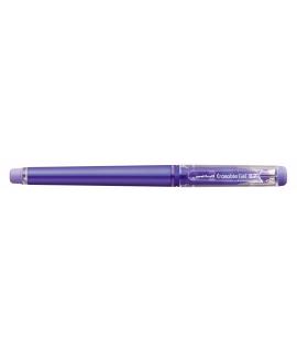 Uni-ball UF-222 Roller de Gel Borrable - Punta de Bola 0.7mm - Tinta Termosensible - Doble Goma de Borrado - Color Violeta