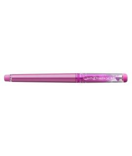 Uni-ball UF-222 Roller de Gel Borrable - Punta de Bola 0.7mm - Tinta Termosensible - Doble Goma Borradora - Color Rosa