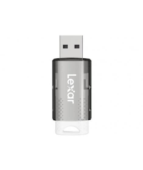 Lexar JumpDrive S60 Memoria USB 128GB - Compacta y Portatil - Interfaz USB 2.0 - Construccion Duradera - Color Blanco