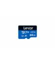 Lexar 633x High-Performance Tarjeta de Memoria microSDXC 64GB UHS-I - Velocidad de Lectura hasta 100MB/s - Clase U3 y V30 - Incl