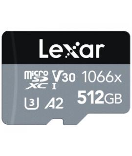 Lexar Extreme Pro Tarjeta de Memoria 256GB microSDXC - Velocidades de Lectura hasta 160MB/s - UHS-I, U3, V30, A2 - Incluye Adapt