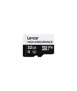 Lexar LMSHGED032G-BCNNG Tarjeta de Memoria microSD 32GB - Alta Durabilidad - Clase 10 - Lectura hasta 100MB/s - Soporta 12.000 H