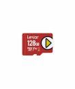 Lexar Ultra Tarjeta de Memoria MicroSDXC 128GB - Velocidad de Lectura hasta 160MB/s - Clase de Rendimiento A1 - Color Rojo