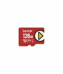 Lexar Ultra Tarjeta de Memoria MicroSDXC 128GB - Velocidad de Lectura hasta 160MB/s - Clase de Rendimiento A1 - Color Rojo