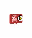 Lexar Ultra Tarjeta de Memoria MicroSDXC 512GB - Velocidades de Lectura hasta 160MB/s - Color Rojo