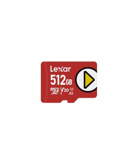 Lexar Ultra Tarjeta de Memoria MicroSDXC 512GB - Velocidades de Lectura hasta 160MB/s - Color Rojo