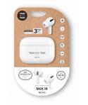 TechOneTech Auriculares Inalambricos Bluetooth TWS - Hasta 30h de Reproduccion - IPX5 - Color Blanco