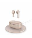 Energy Sistem Auriculares Bluetooth True Wireless - Base de Carga Inalambrica Incluida - 25 horas de Musica - Color Rosa Oro