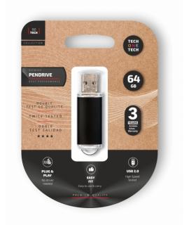 TechOneTech Basic Memoria USB 2.0 64GB (Pendrive)