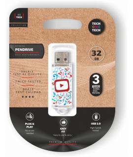 TechOneTech Be Super Video Dream Memoria USB 2.0 32GB (Pendrive)