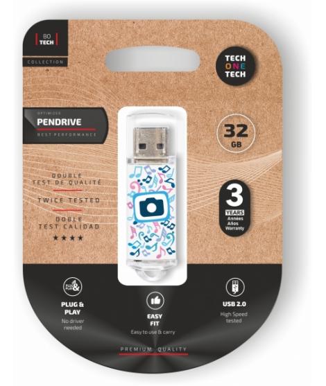 TechOneTech Be Super Foto Dream Memoria USB 2.0 32GB (Pendrive)