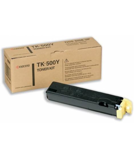 Kyocera TK500Y Amarillo Cartucho de Toner Original - 370PD3KW/TK500Y