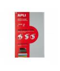 Apli Pack de 3 Fundas Transparentes de PVC - Solapa Autoajustable - Eco-Friendly