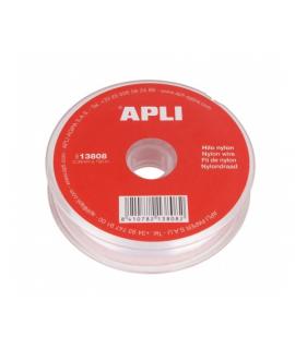 Apli Bobina de Cuerda de Nylon - Alta Calidad - Resistente y Duradero - Ideal para Bricolaje, Jardineria y Manualidades - Color 