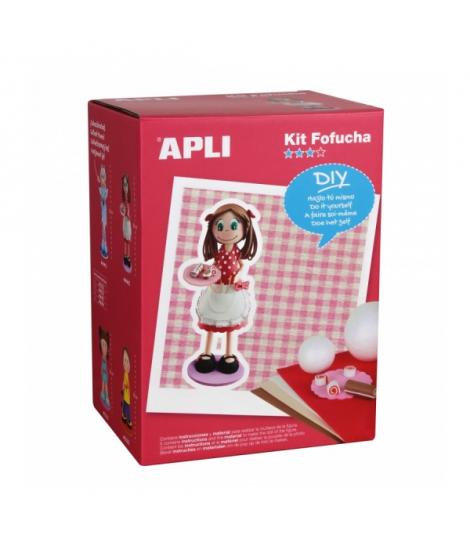 Apli Kit de Manualidades Fofucha Pastelera - Incluye Material Completo - Patrones e Instrucciones Visuales - Ideal para Expertos