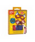 Apli Mini Kit de Manualidades para Superheroes - Incluye 12 Piezas y Cuerda Elastica - Reduce Estres - Aumenta Autoestima - Mejo