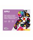 Apli Bloc de Papel Celofan - Ideal para Manualidades y Scrapbooking - Colores Surtidos