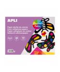 Apli Bloc de Papel Celofan - Ideal para Manualidades y Scrapbooking - Colores Surtidos