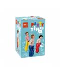 Apli Pack de 4 Sacos - Juego Carrera de Sacos Party Time - Incluye Bolsa de Almacenaje - Ideal para Aire Libre - Fomenta Ejercic