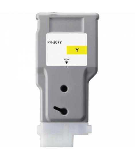 Canon PFI207 Amarillo Cartucho de Tinta Generico - Reemplaza PFI207Y/8792B001