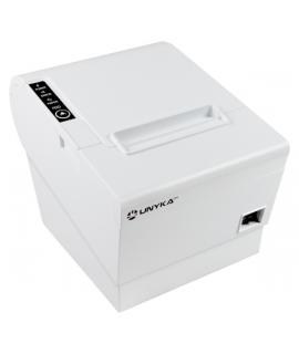 Unykach POS5 White Impresora Termica de Recibos - Velocidad 230mm/s - USB, RJ-45, RJ-12 y RJ11