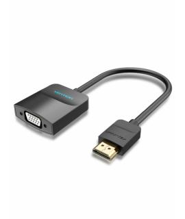 Vention Conversor HDMI Macho a VGA Hembra - 0.15m - Color Negro