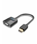 Vention Conversor HDMI Macho a VGA Hembra - 0.15m - Color Negro