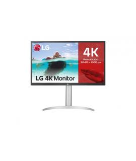 LG Monitor 27" LED IPS UltraHD 4K HDR10 FreeSync - Respuesta 5ms - Ajustable en Altura, Giratorio e Inclinable - Angulo de Visio