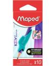 Maped Kidy Lern Pack de 10 Guias de Lapiz para Dedos - Modelo Tiburon - Guia Extraible - Apta para la Mayoria de Lapices - Para 