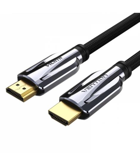 Vention Cable HDMI 2.1 Macho a Macho 8K - 2m - Chapado Oro - Color Negro