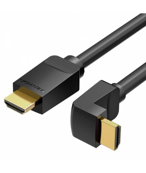 Vention Cable HDMI Macho a HDMI Macho 90º 4K 2.0 - 1.5m - Color Negro