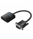 Vention Conversor VGA Macho a HDMI Hembra - 0.5m - Color Negro