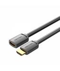 Vention Cable Alargador HDMI Macho a HDMI Hembra 2.0 4K - 0.5m - Color Negro