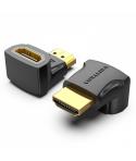 Vention Adaptador HDMI Macho a HDMI Hembra 90º 4K - Color Negro