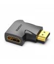 Vention Adaptador HDMI Macho a HDMI Hembra 4K 90º - Color Negro