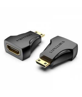 Vention Adaptador Mini HDMI Macho a HDMI Hembra - Color Negro