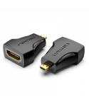 Vention Adaptador Micro HDMI Macho a HDMI Hembra - Color Negro