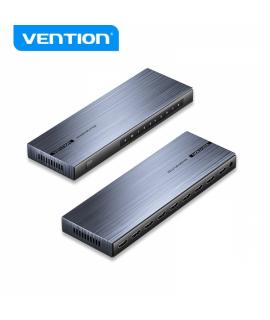 Vention Splitter HDMI 2.0 1x8 - 4K - Aluminio Negro