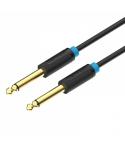 Vention Cable Estereo Jack 6.5 Macho a Jack 6.5 Macho - 1m - Color Negro